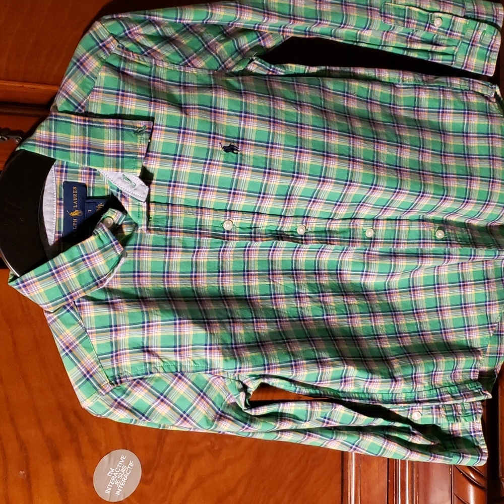 Big boy polo long sleeve button-down dressing shirt